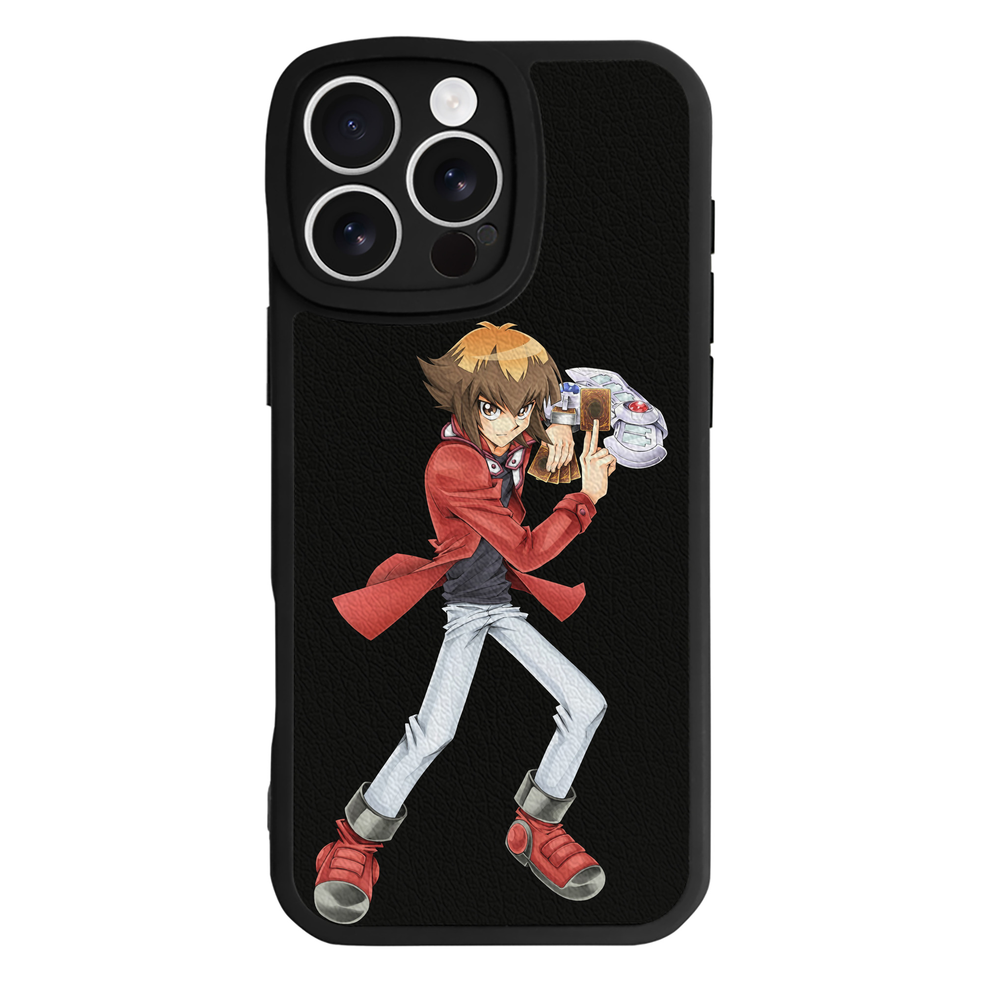 遊☆戯☆王 Yu-Gi-Oh! 【iPhone 16シリーズ対応】シリコンスマホケース（レザー調） 材質：シリコン